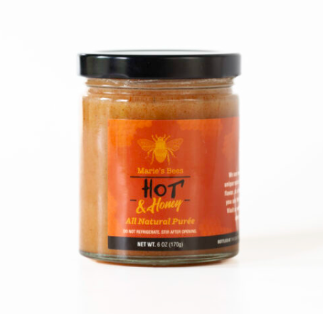 Hot Creamed Honey – 6oz of spicy-sweet, whipped raw honey spread