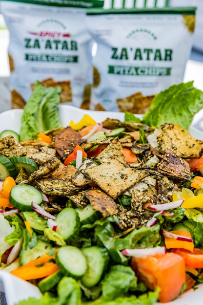 Crunchy Lebanese Za’atar Pita Chips – Vegan, Low-Fat, Authentic