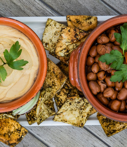 Crunchy Lebanese Za’atar Pita Chips – Vegan, Low-Fat, Authentic