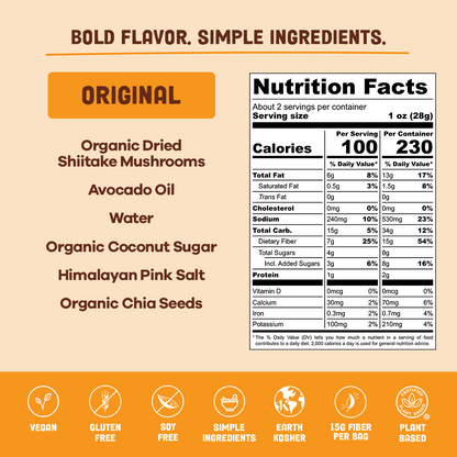 Pan’s Mushroom Jerky – Plant-Based, Gluten-Free & Preservative-Free