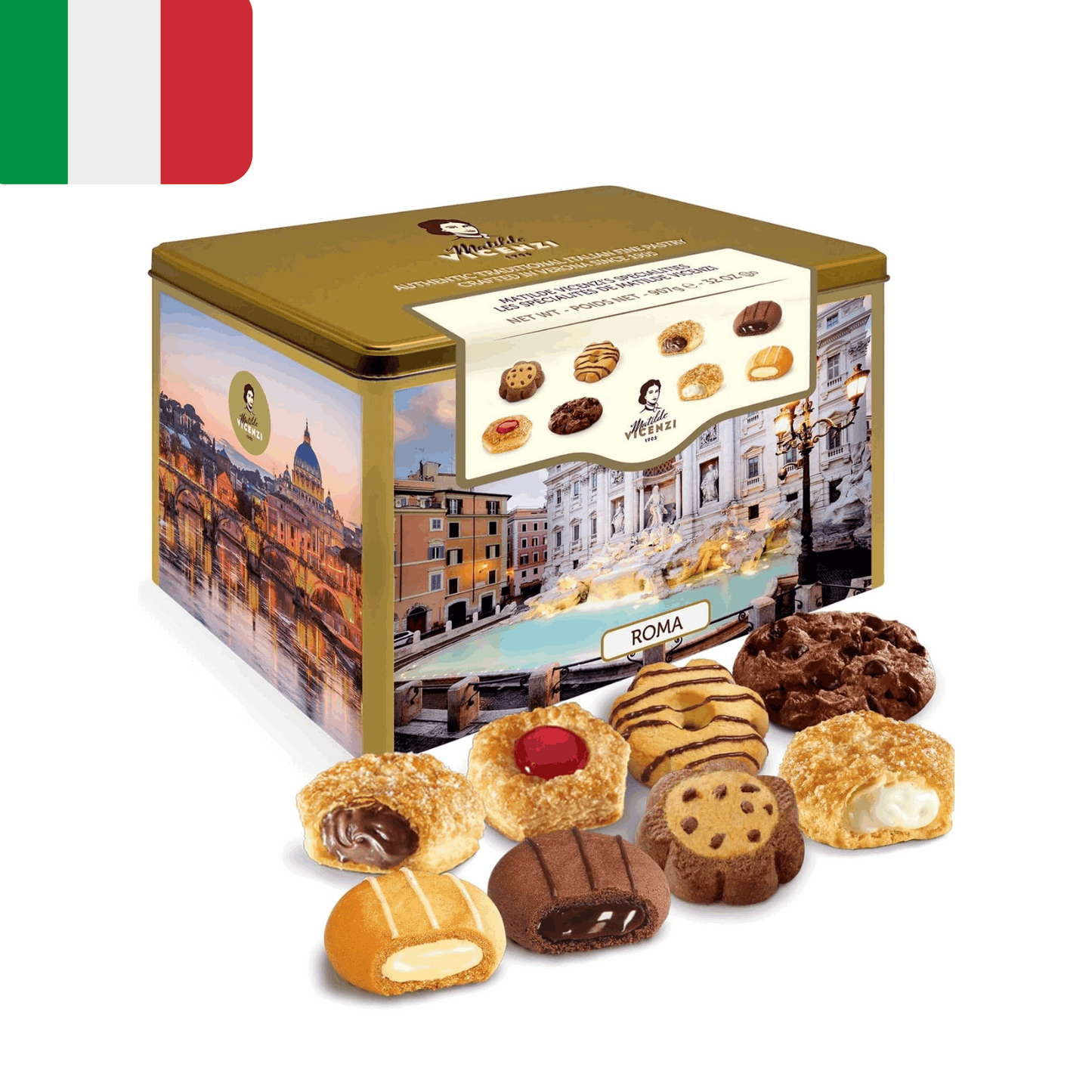 Italian Delicious Nana's Pastries & Cookies European Variety Pack - 0