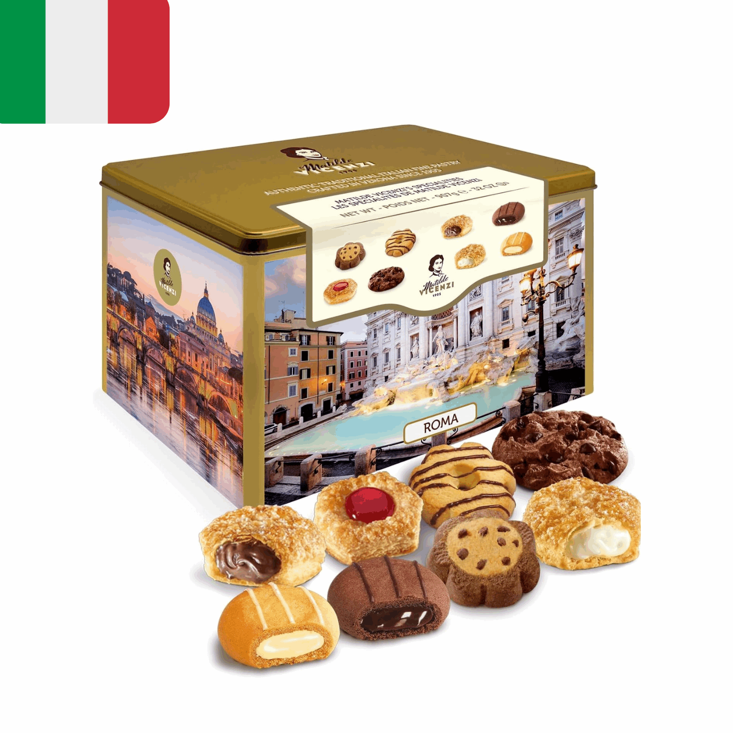 Italian Delicious Nana's Pastries & Cookies European Variety Pack - 0