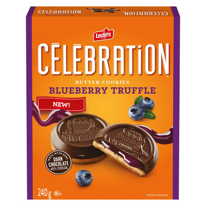 Canadian Leclerc Celebration Dark Chocolate Cookies Varieties