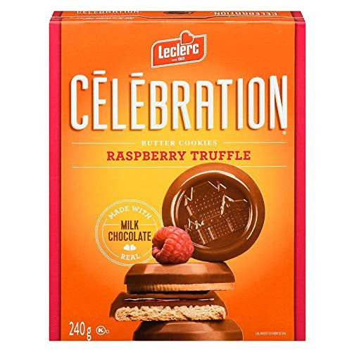 Canadian Leclerc Celebration Dark Chocolate Cookies Varieties