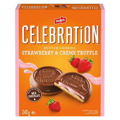 Canadian Leclerc Celebration Dark Chocolate Cookies Varieties