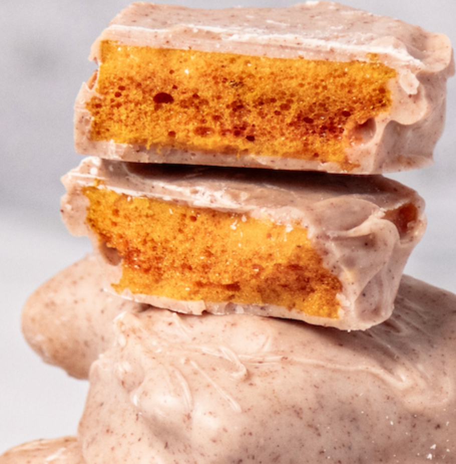 Traditional Honeycomb Candy with pure honey, crunchy and chewy delight