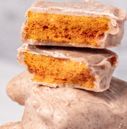 Traditional Honeycomb Candy with pure honey, crunchy and chewy delight