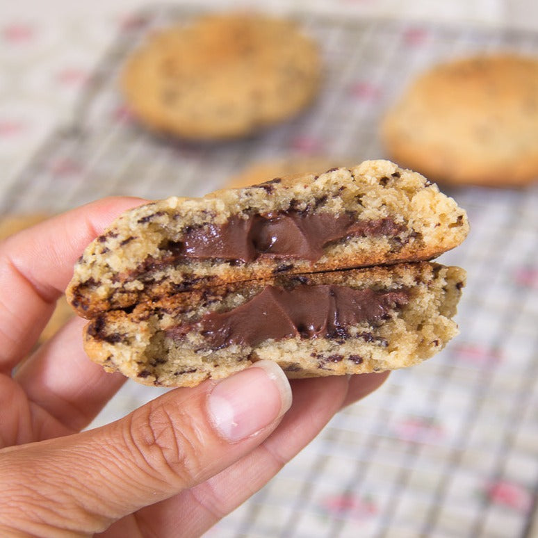Gluten-Free Brigadeiro Lava Cookies with Gooey Chocolate Center