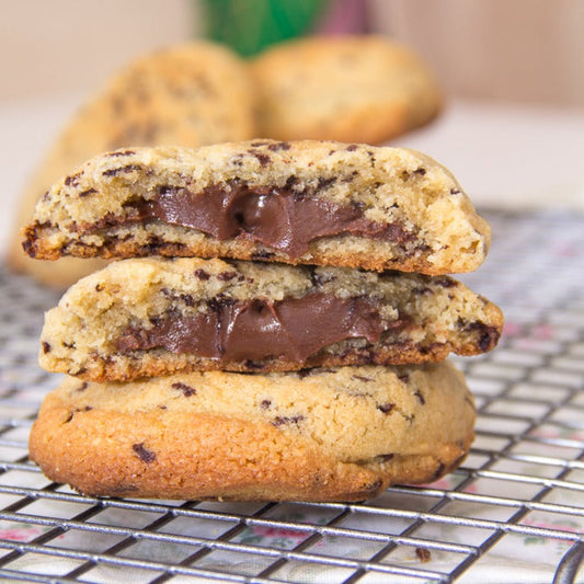 Gluten-Free Brigadeiro Lava Cookies with Gooey Chocolate Center
