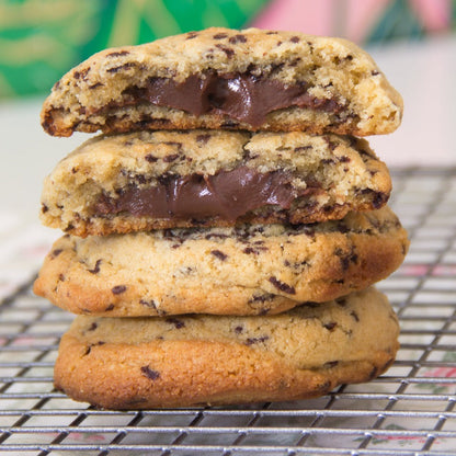 Gluten-Free Brigadeiro Lava Cookies with Gooey Chocolate Center