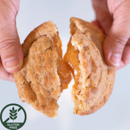 Salted Caramel–Filled Snickerdoodle Lava Cookies – Gluten-Free