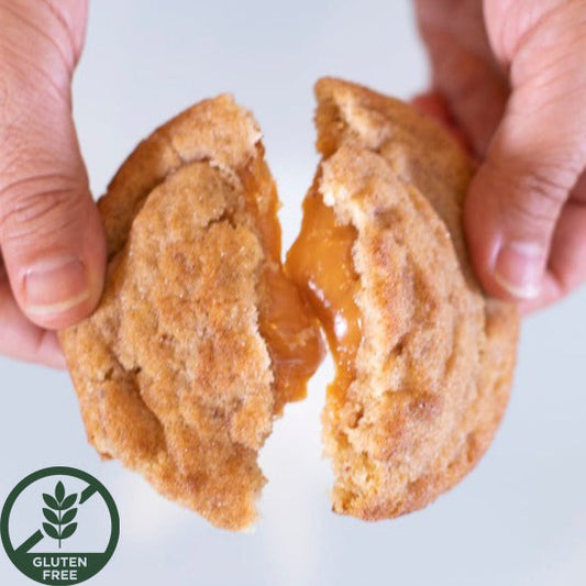 Salted Caramel–Filled Snickerdoodle Lava Cookies – Gluten-Free
