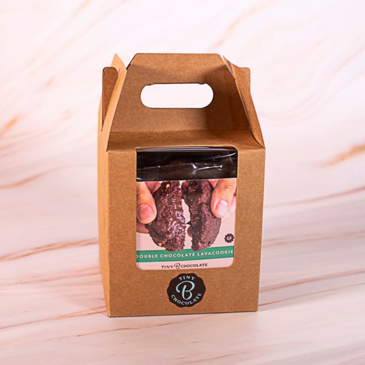 Gluten-Free Fresh Double Chocolate Lava Cookies w/ Gooey Dark Center