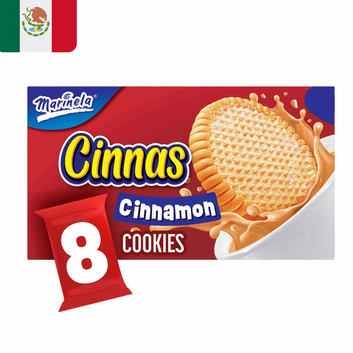 Mexican Marinela Canelitas Cinnamon Cookies - 8 Pack 2.12oz | Taste The Planets 
