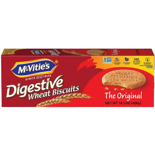 UK's Favorite Cookie | McVitie's Digestive Wheat Biscuits - The Original - 14.1oz
