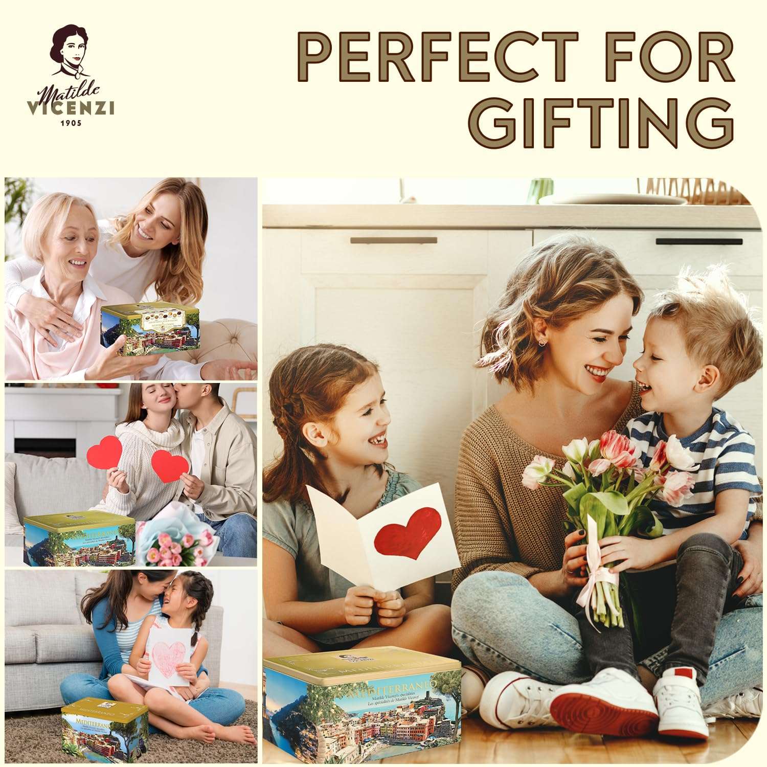 Italian Delicious Nana's Pastries & Cookies European Variety Pack - 15