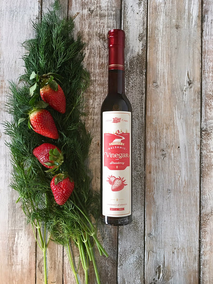 Organic Strawberry Balsamic Vinegar – 250ml, sweet, tangy, artisanal