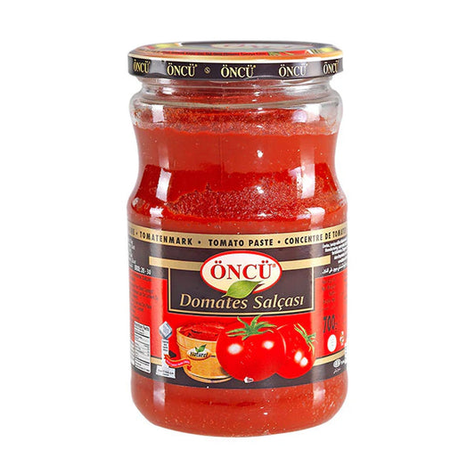 Oncu Tomato Paste 700g Glass Jar - Rich Turkish Tomato Paste