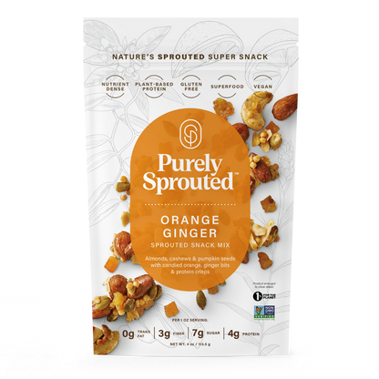Sprouted Citrus Ginger Snack Mix – Vegan, Gluten-Free, Nutrient Dense