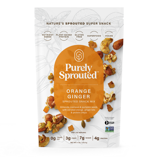 Sprouted Citrus Ginger Snack Mix – Vegan, Gluten-Free, Nutrient Dense