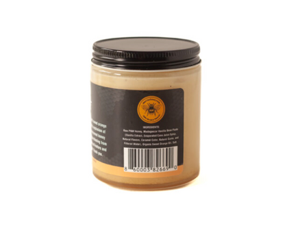Orange Vanilla Creamed Honey – 6oz of smooth, citrusy, sweet spread