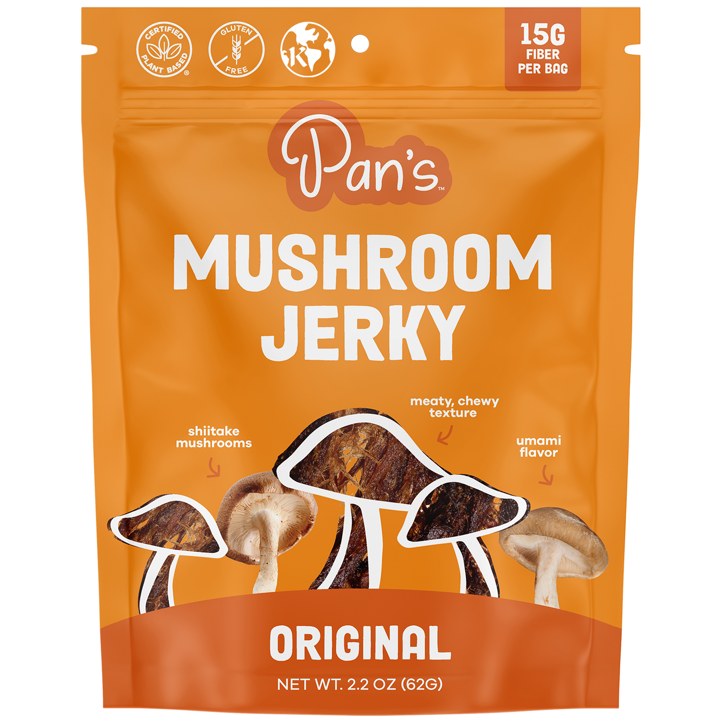 Pan’s Mushroom Jerky – Plant-Based, Gluten-Free & Preservative-Free
