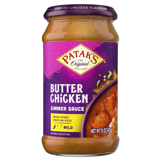 Indian Patak's Butter Chicken Simmer Sauce, 15 oz – Authentic Indian Cooking Made Easy