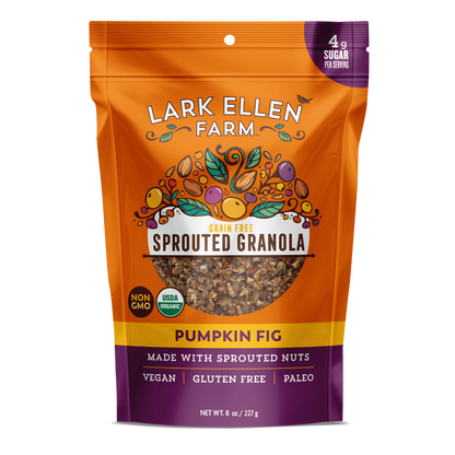 Organic Sprouted Fig & Pumpkin Granola – Gluten-Free, Vegan Snack