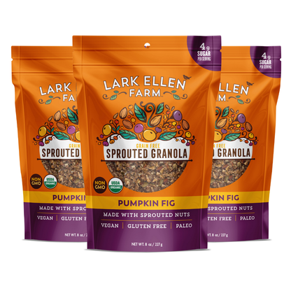 Organic Sprouted Fig & Pumpkin Granola – Gluten-Free, Vegan Snack