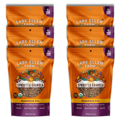 Organic Sprouted Fig & Pumpkin Granola – Gluten-Free, Vegan Snack