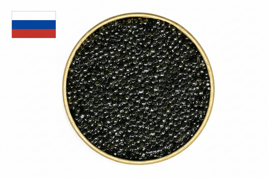 Russian Taste-It-All Caviar Set w/ 5 varieties, spoon, and tin opener