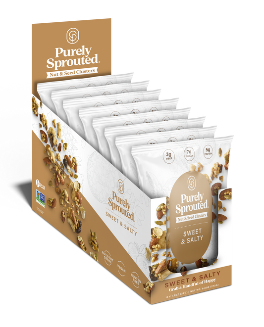 Mini Sweet & Salty Snack Mix – Sprouted, Gluten-Free, Vegan Crunch