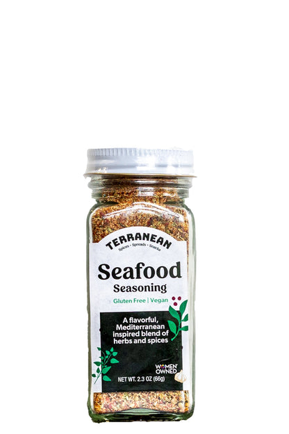 Mediterranean Seafood Spice Blend – Vegan, Gluten-Free, Light Salt