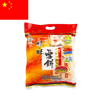 Chinese Shelly Senbei Rice Cracker Family Pack - Salty & Sweet, 18.34oz