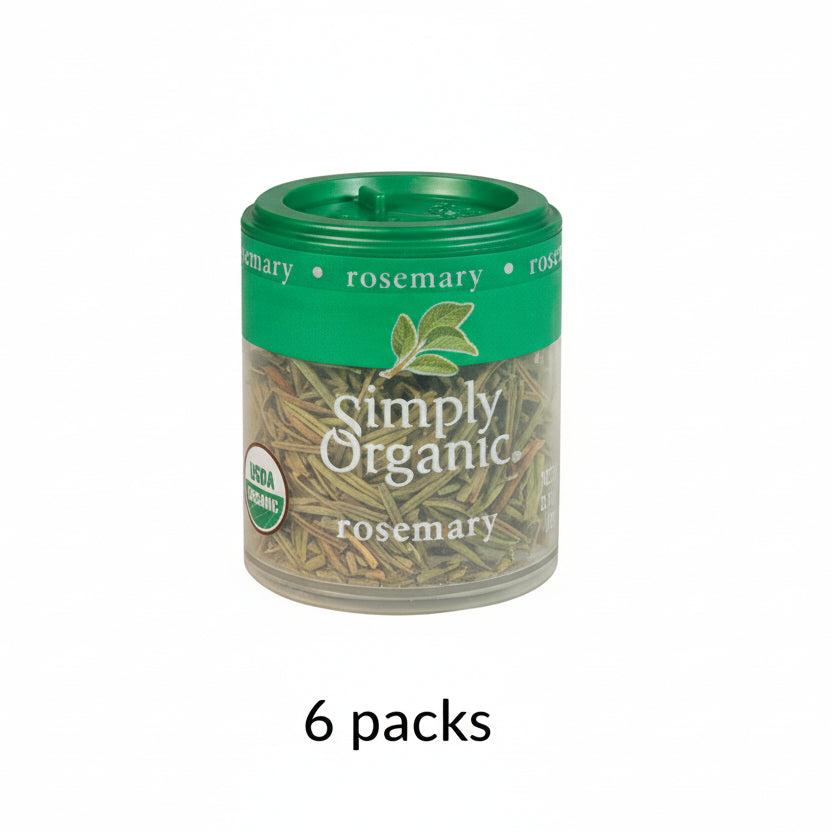 Simply Organic Ground Mini Rosemary Leaf - 6 Packs
