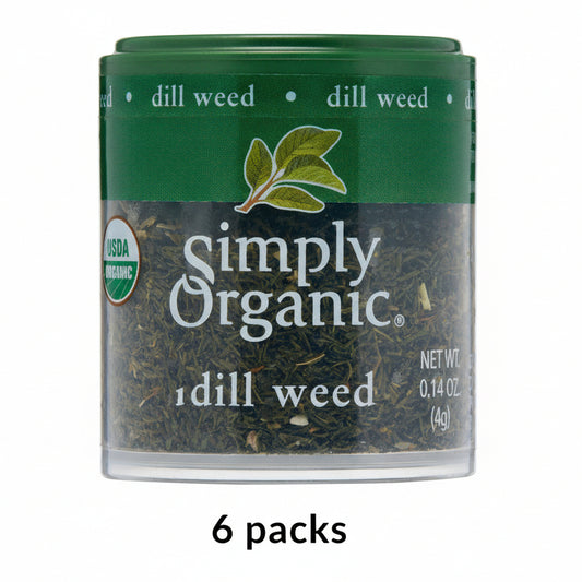 Simply Organic Mini Dill Weed - 6 Packs