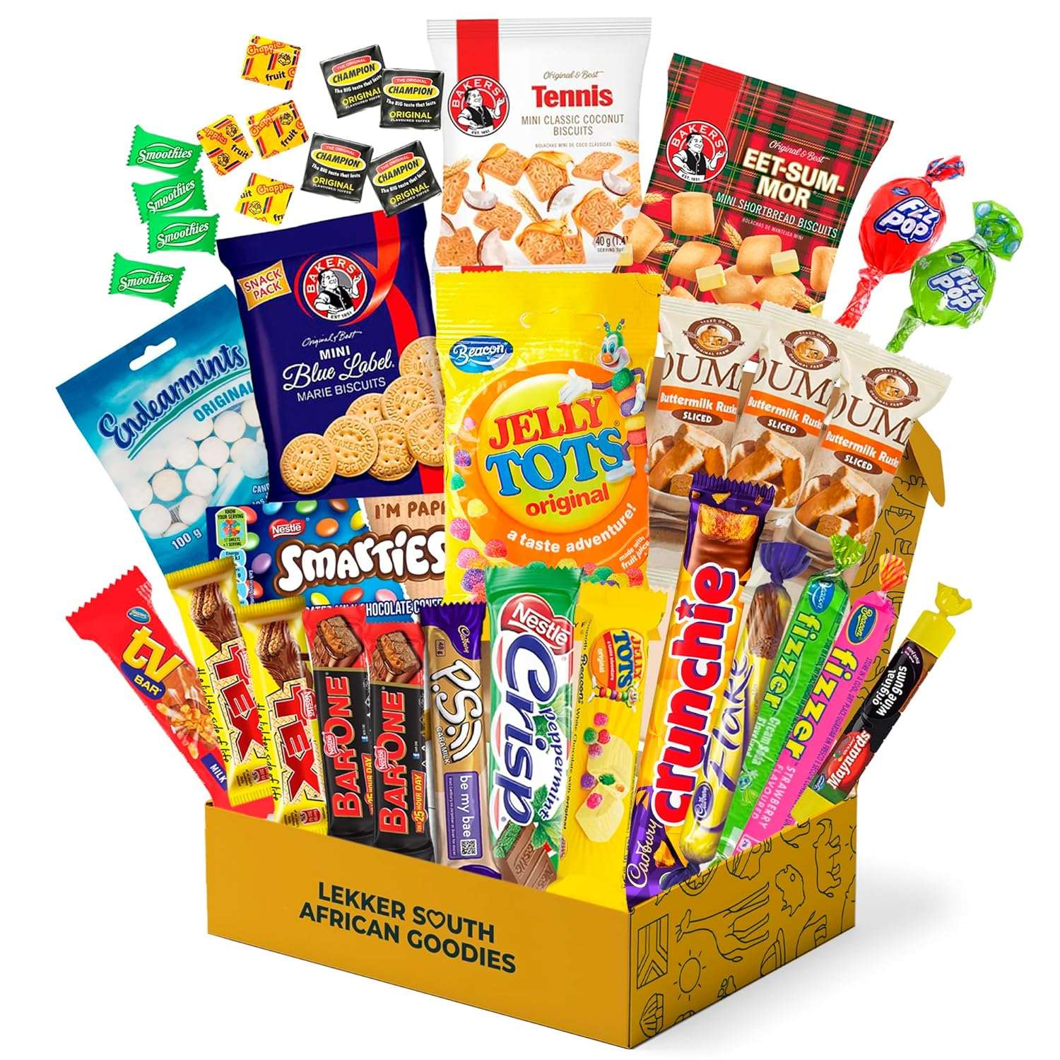 South African Large Snack Food Box - Perfect Gifting Package 36 Units | Taste The Planets 
