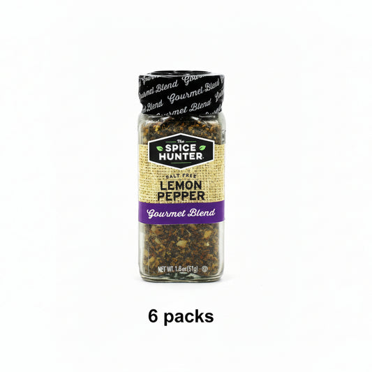 Spice Hunter Pepper Lemon Blend - Citrus Seasoning - 6 Packs