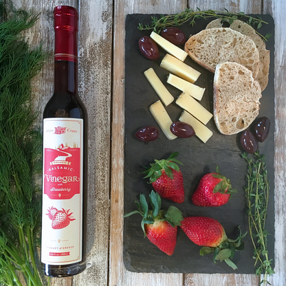 Organic Strawberry Balsamic Vinegar – 250ml, sweet, tangy, artisanal
