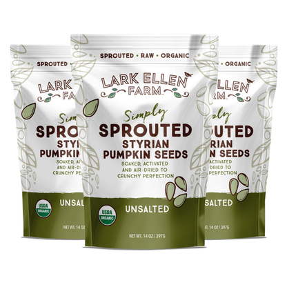 Organic Sprouted Styrian Pumpkin Seeds – Hull-Less, Crunchy, Vegan