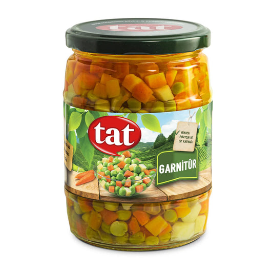 Tat Garnish Mixed Vegetables 550g - Turkish Pickled Vegetable Mix