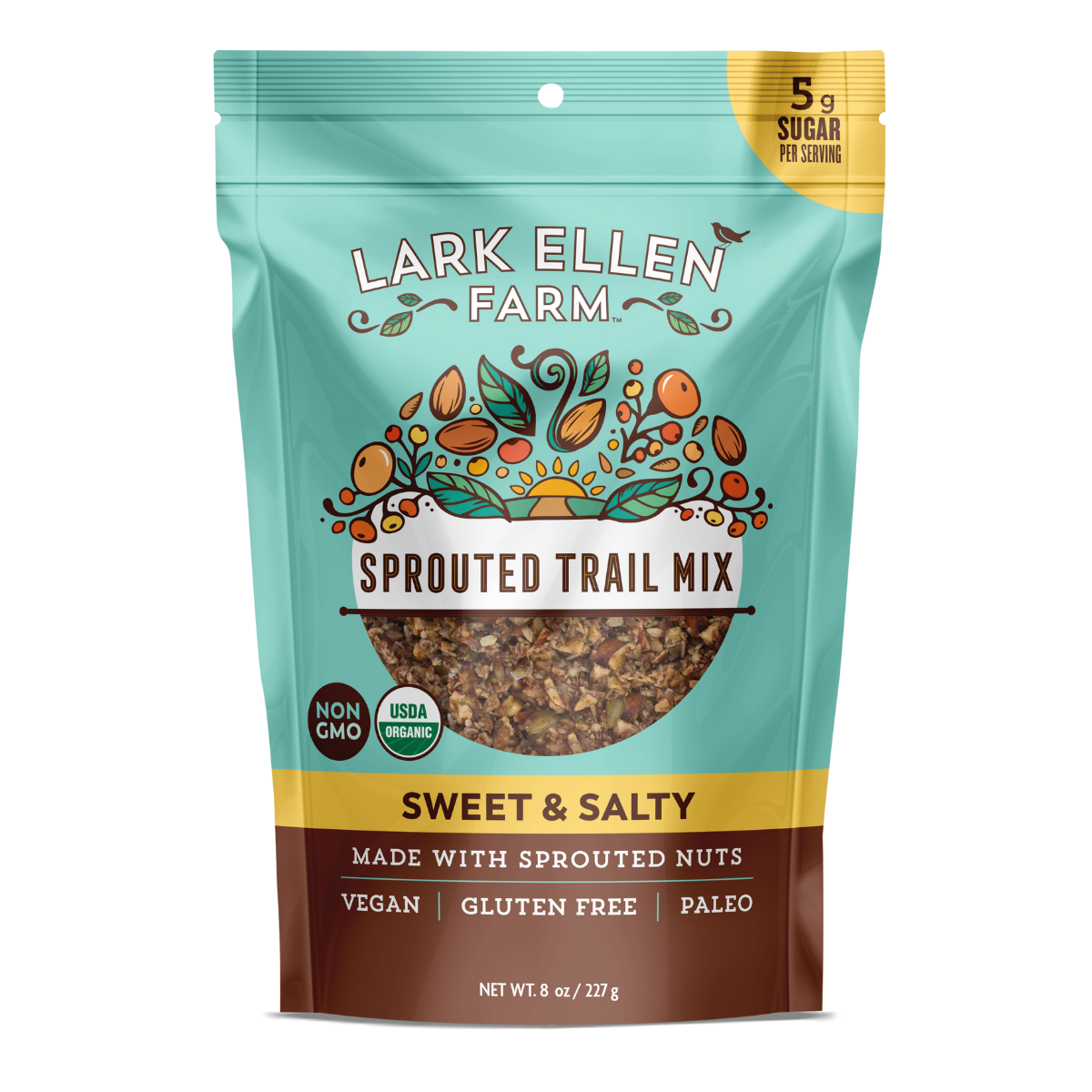Organic Sweet & Salty Trail Mix – Vegan, Gluten-Free, Sprouted Nuts