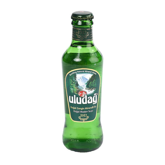 Uludag Gazoz Plain Soda 250ml Glass Bottle - Legendary Turkish Soda