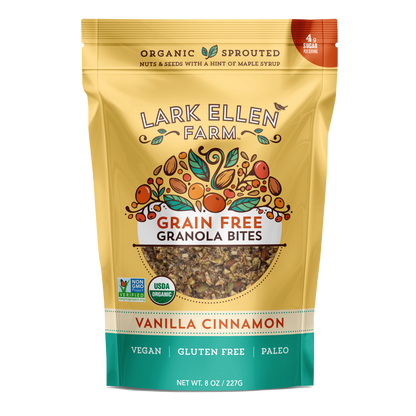 Vanilla Cinnamon Sprouted Granola – Organic, Gluten-Free & Vegan Snack