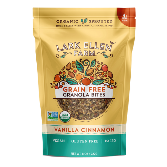 Vanilla Cinnamon Sprouted Granola – Organic, Gluten-Free & Vegan Snack