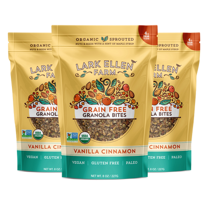Vanilla Cinnamon Sprouted Granola – Organic, Gluten-Free & Vegan Snack