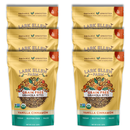 Vanilla Cinnamon Sprouted Granola – Organic, Gluten-Free & Vegan Snack