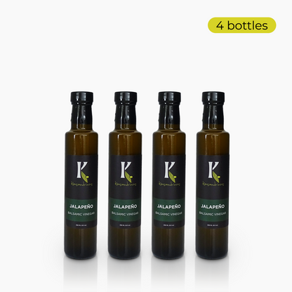 Jalapeño Balsamic Vinegar – Spicy-Sweet Infused 250ml by Kasandrinos