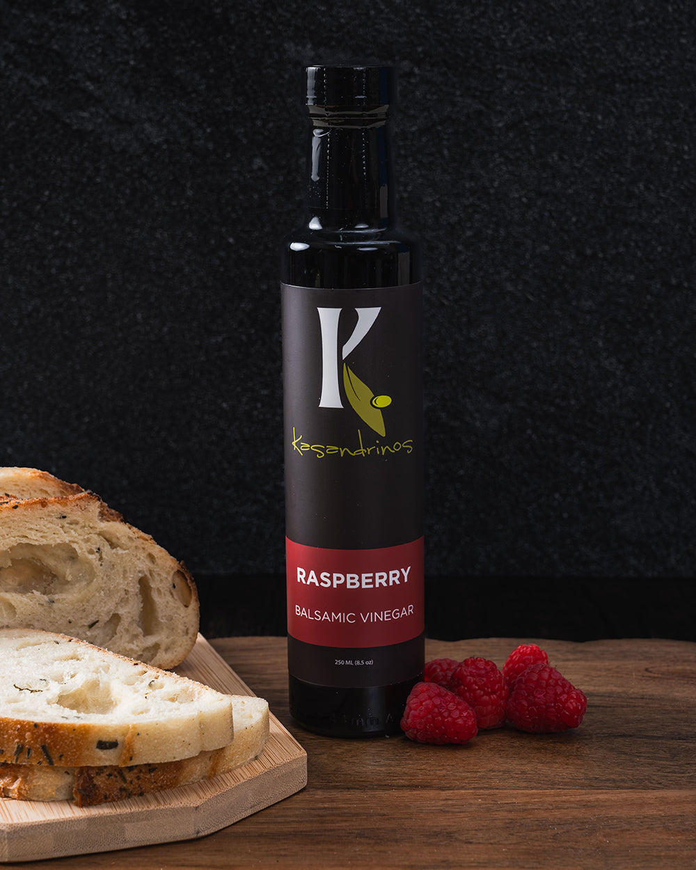 Kasandrinos Raspberry Balsamic Vinegar 250ml – Sweet & Tangy Gourmet
