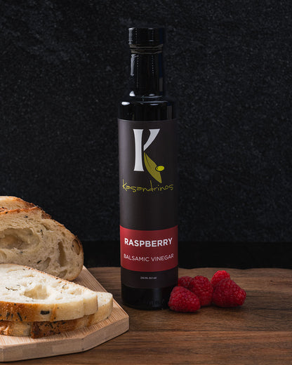 Kasandrinos Raspberry Balsamic Vinegar 250ml – Sweet & Tangy Gourmet